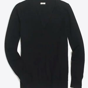J. Crew Factory Cotton V-Neck Sweater